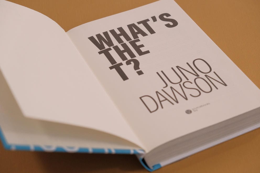 The title page of the book 