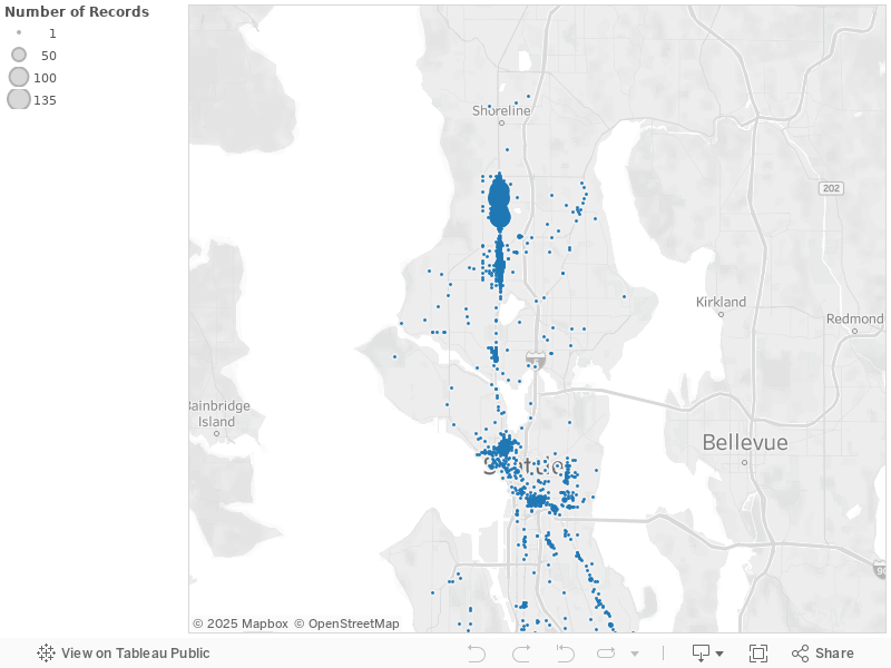 Map of Prostitution Arrests